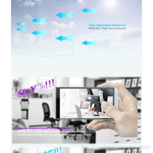 Anti-crack 0.15mm 0.2mm 0.33mm tempered-glass screen protector for HTC ONE M7